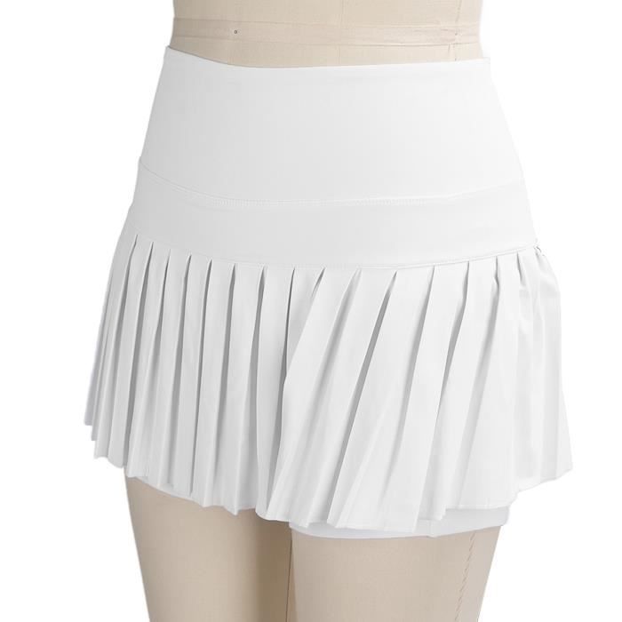 Jupe Short Sport PINSPARK Jupe De Tennis Plissée Pour Fee Avec Poches, Short Taille Decathlon Robe