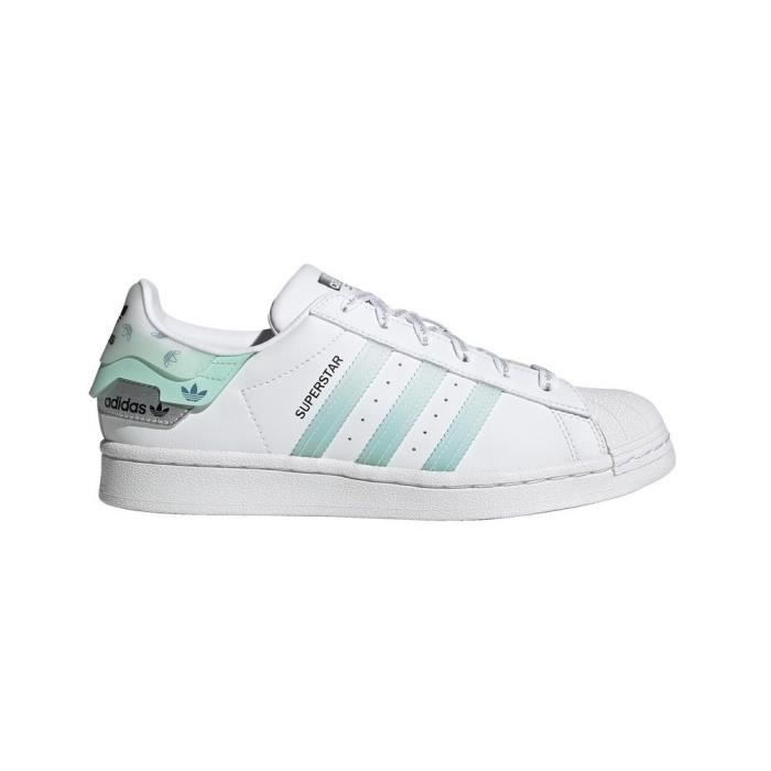 Chaussures ADIDAS Superstar Blanc Femme Adulte Blanc Cdiscount