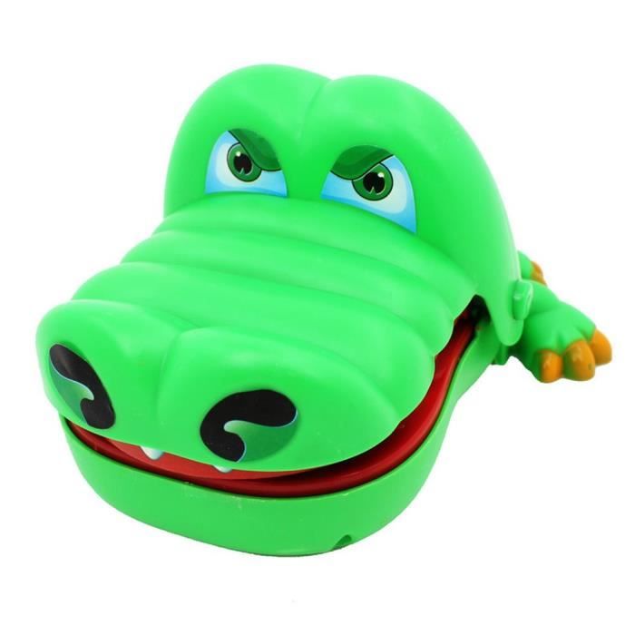 Dentiste Crocodile Bouche Jouet pratique blagues crocodile jeu Morsure DOIGT Jeu
