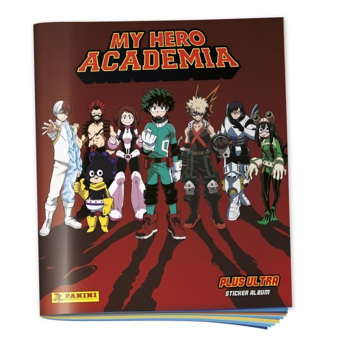 Album + porte cartes PANINI My Hero Academia 200 stickers et 50 cartes