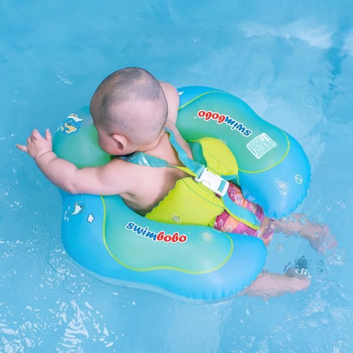 Bouée Bébé Avion Avec Pistolet à Eau - Flotteur Piscine Enfant 3-6 Ans Avec Grandes Ailes Anti-renversement