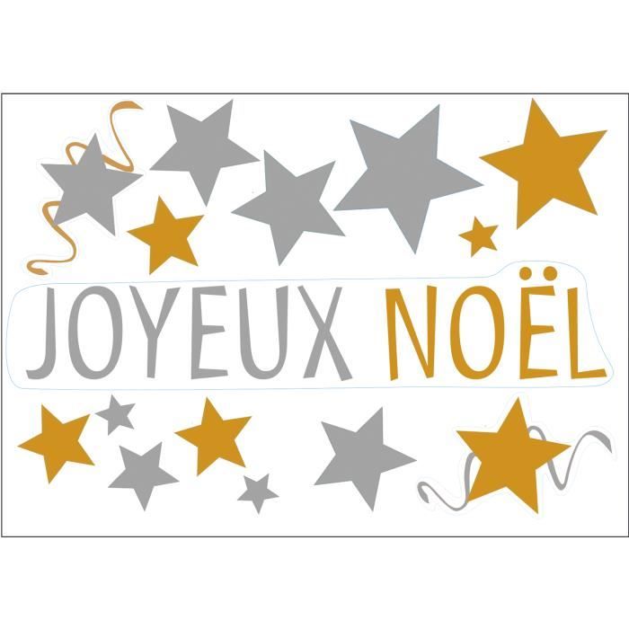 Autocollant Mural Citation 'Paix Sur Terre' - Sticker Vinyle Déco Noël - Réf. RV241 - Neuf