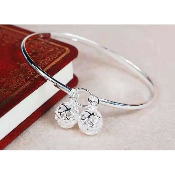 Bracelet Femme - RMEGA - Style Vintage et Élégant - Oxyde de Zirconium - Argenté