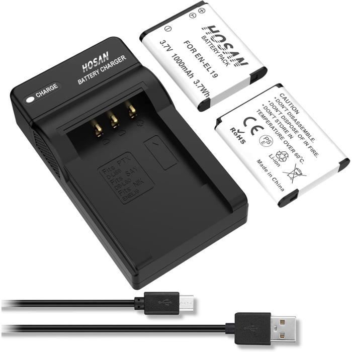 Kastar UC-E6 USB Data Cable – For Nikon Coolpix, DSLR D3200-D7500, Fujifilm, Olympus, Sony & More