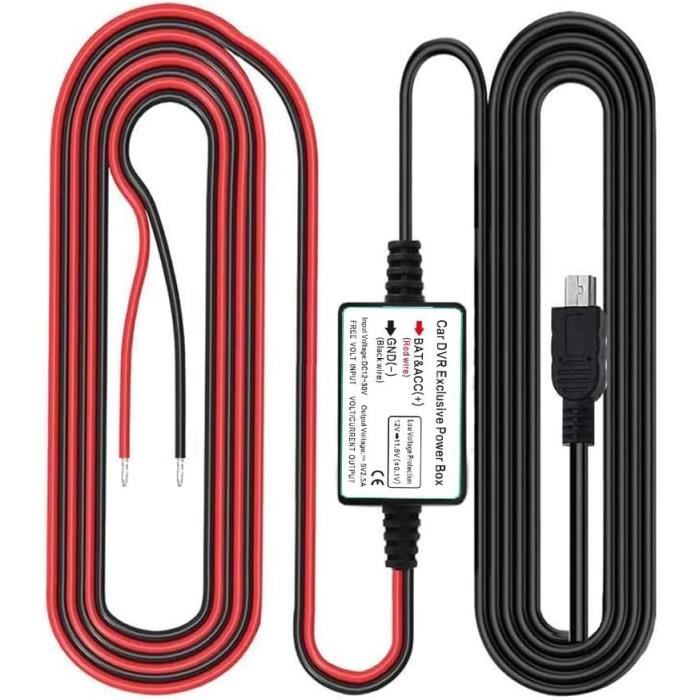 Câble de chargeur d'alimentation femelle USB OBDII, connecteur OBD2 à