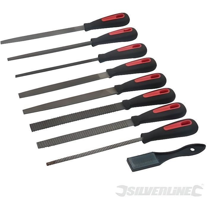 SILVERLINE Jeu de limes et râpes 9 pcs - vue 2