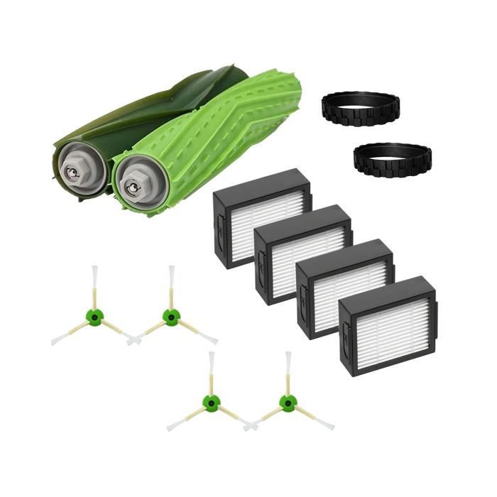 Confezione da 20 pezzi di ricambio per aspirapolvere iRobot Roomba i3 i3 i4 i4 i7 i7 i8 i6 i6 Plus E5 E6, 2 spazzole in gomma, 8 filtri HEPA e 10 spazzole Confezione da 20 pezzi di ricambio per aspirapolvere iRobot Roomba i3 i3 i4 i4 i7 i7 i8 i6 i6 Plus E5 E6, 2 spazzole in gomma, 8 filtri HEPA e 10 spazzole