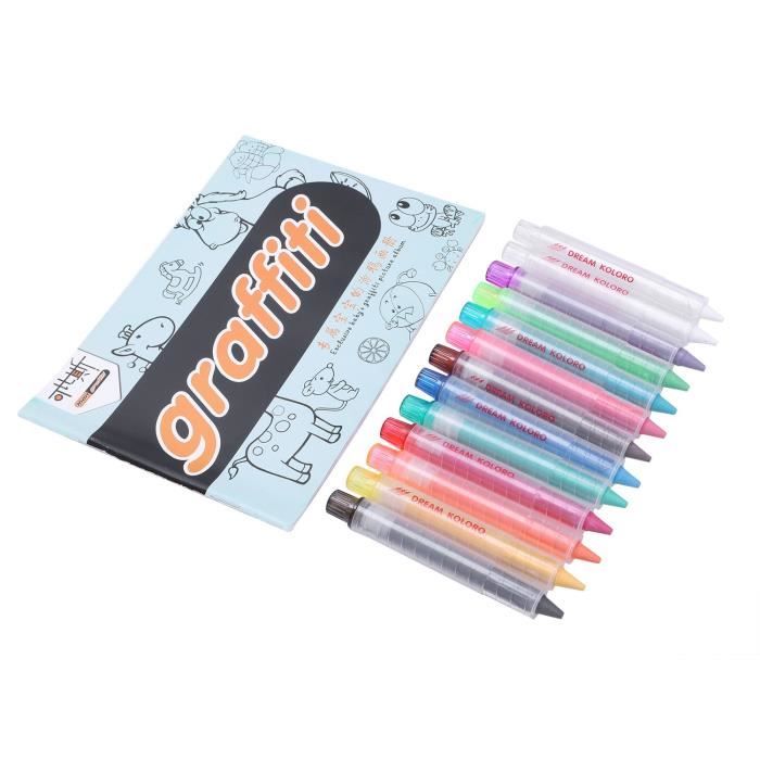12 Pieces Craie De Couleur De Peinture Craie Graffiti Crayons De Tableau Noir Crayons Solubles Dans L Eau De Peinture Achat Vente Crayon De Couleur 12 Pieces Craie De Couleur De Cdiscount