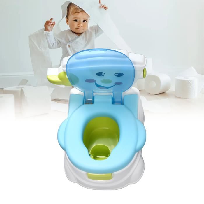 Pot chambre Toilette enfant WC enfant Plastique Blanc gris Antidérapant