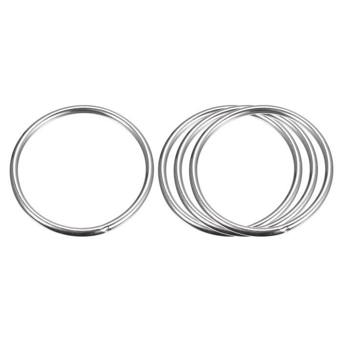 Anneau en D non soudé Anillo - nickel noir (lot de 2) - MPM