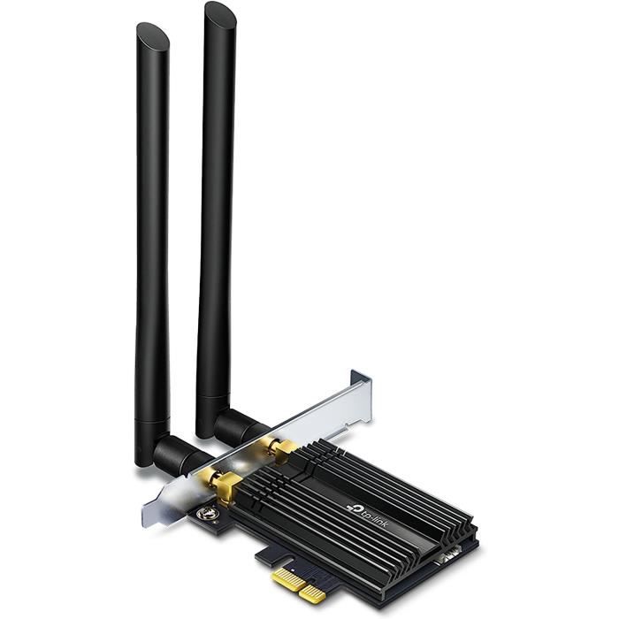 Adaptateur PCIE WiFi + Bluetooth Avec 2 Antennes - Neuf