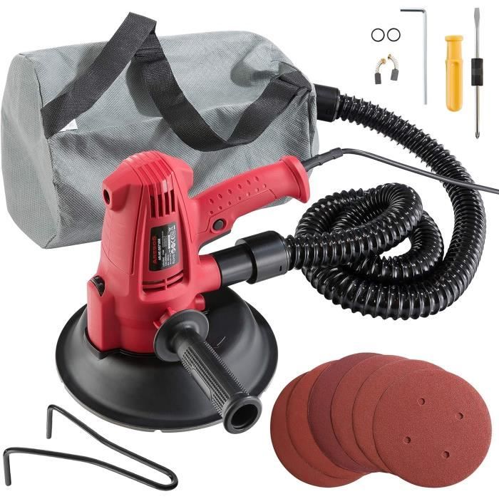 Ponceuse Murale XDOVET 850 W - Avec 20 Disques De Ponçage Et Manche Télescopique