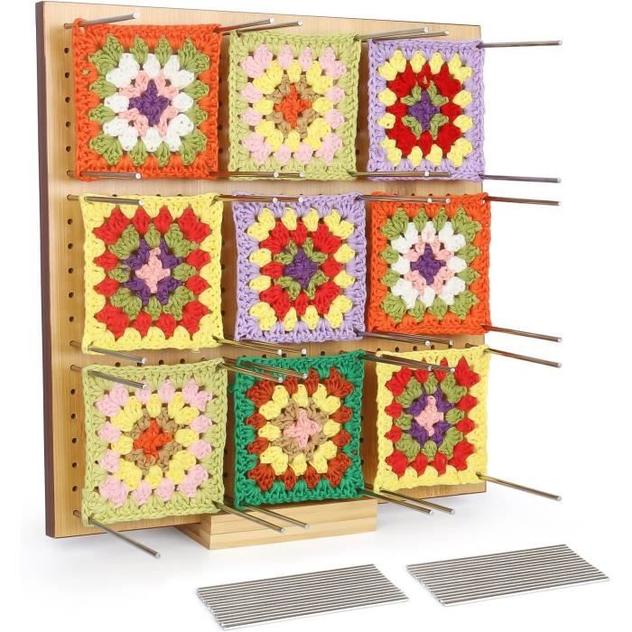 Coopay Lot De 20 Goupilles Acier Inoxydable 10cm Pour Crochet Blocage Granny Square - Broches Lisses