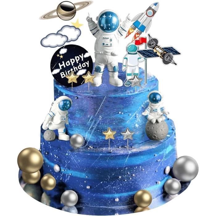 décorations de gâteaux pour l'espace extra atmosphérique astronaute fusée | décorations de gâteaux pour l'espace extra atmosphérique astronaute fusée étoiles décorations de gâteaux pour deux la lune