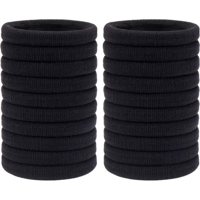 Lot De 20 Élastiques À Cheveux Pour Fille-Sans Métal-Pour Femme Et