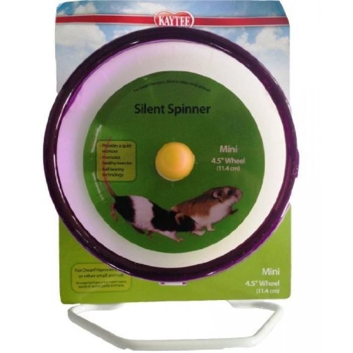 Coloris aléatoire Superpet Roue silencieuse Taille S 11,4 cm 