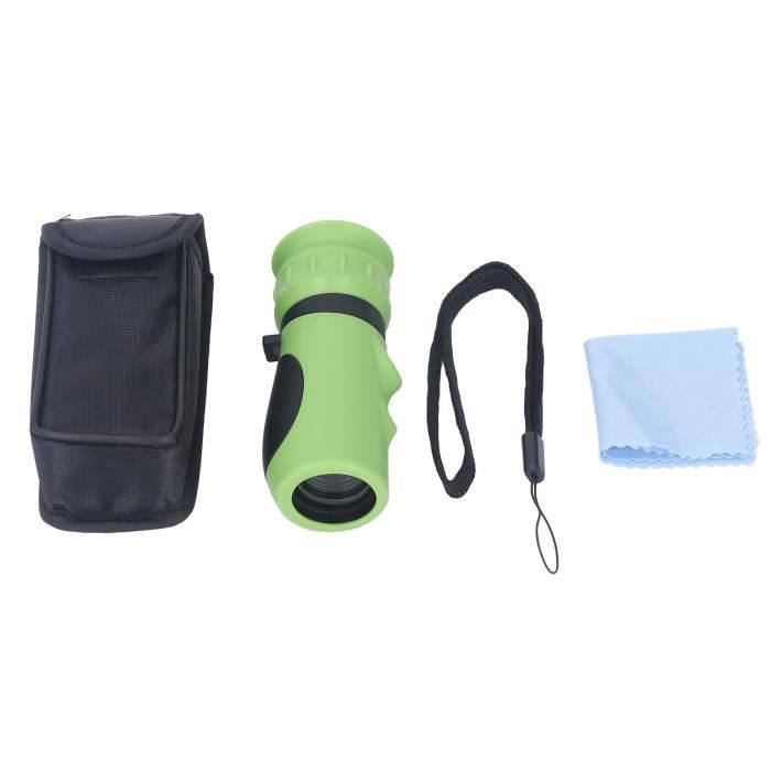 Monoculaire De Poche 2.5X Avec Protection D'objectif Noir