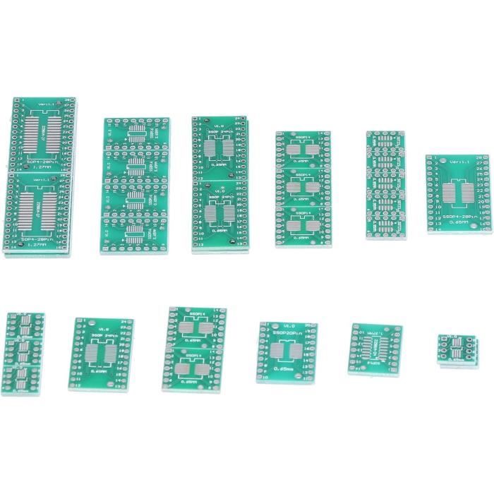 Lot De 32 Cartes PCB Universelles Double Face - 6 Tailles Différentes - Pour Prototypage Électronique
