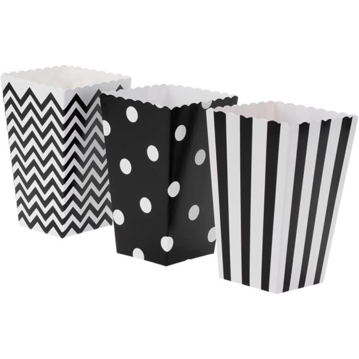 Mini boîte à pop-corn en papier pur poulet, collation, boîte à bonbons, cadeau pour mariage, fête d'anniversaire, fournitures inquiètes, ensemble de 10 pièces