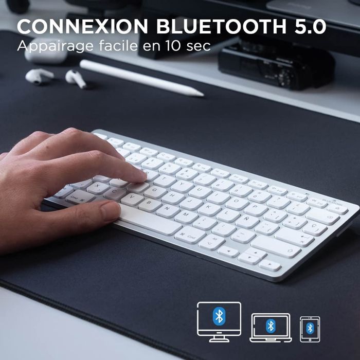 Clavier sans fil URBAN FACTORY Onlee Bluetooth Ergonomique
