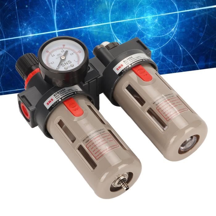 Filtre Régulateur Air Comprimé 3/4 - 3 étages Avec Dessiccant - Nettoyage Air