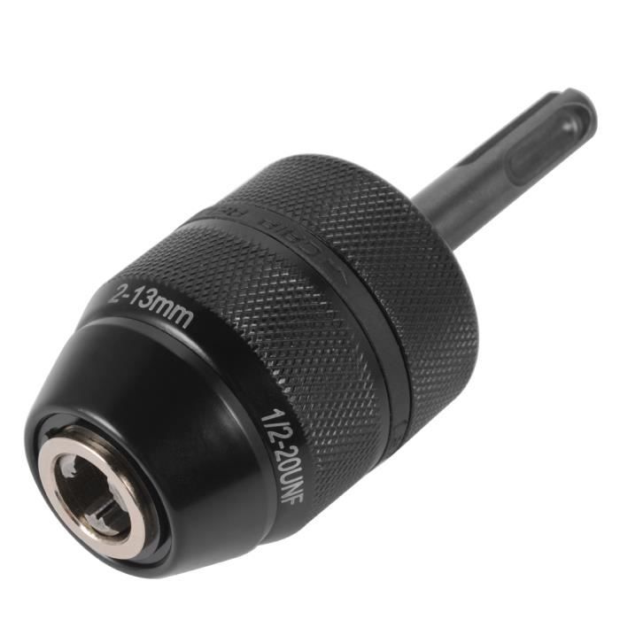 Mandrin à Clé 1/2-20UNF Avec Adaptateur SDS - Serrage 3-16mm, Idéal Pour Perceuses Et Marteaux Perforateurs
