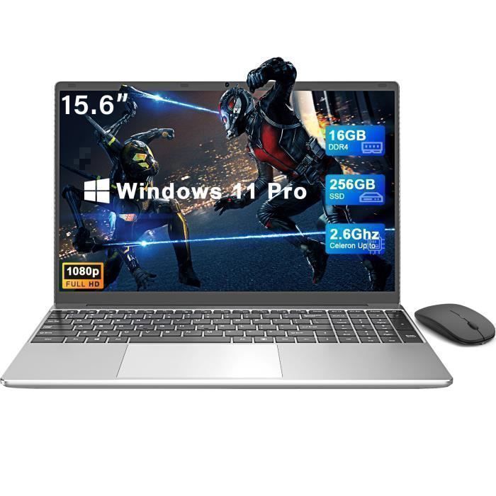 Ordinateur Portable 14" PINSTONE - Processeur Celeron N4000, 6 Go RAM, 128 Go SSD, Léger, Pour études, Bureautique, Navigation