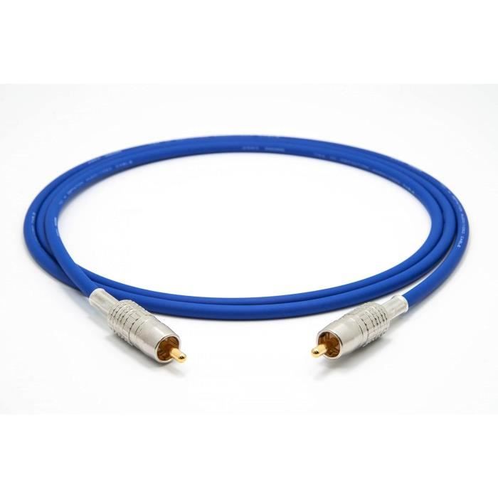 Enoaudio Mogami 2964 Koaxialkabel 75 Ohm – 1,0 M Mit Canare Gold RCA & BNC Steckern