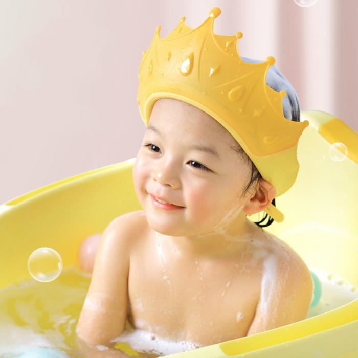 Bonnet de douche pour bébé chapeau de shampoing imperméable pour enfants  tout-petit protéger les oreilles yeux réglable - Cdiscount Puériculture &  Eveil bébé