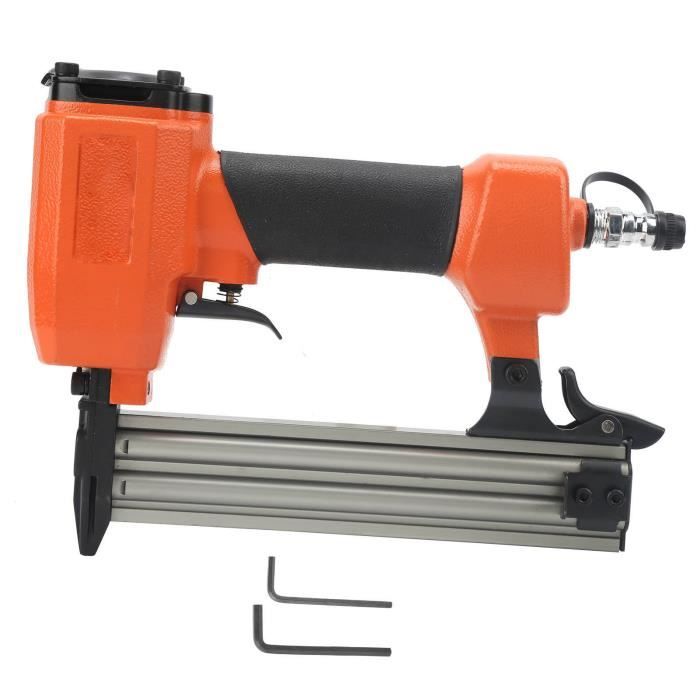 Pistolet à Clous Pneumatique F30 - Cloueuse à Air Pour Travaux Lourds (Clous 10-30 Mm) - Puissant & Robuste