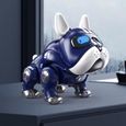 Chien Robot Dansant,Robots dansants et musicaux pour Enfants - Stunt Toy Dog avec Son et Yeux LED, Animaux de Compagnie A219-1
