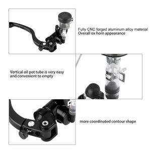 Kit De Leviers De Frein Et D'embrayage Universels 7/8 Pouces - Améliorez Le Freinage Et Le Confort De Votre Moto Ou Scooter