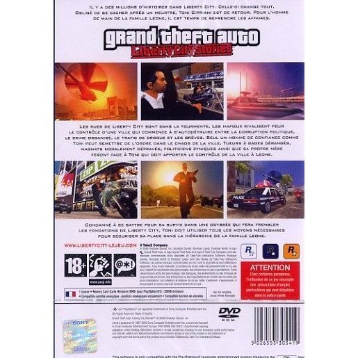 Grand Theft Auto Liberty City Stories  Jogo Original para Playstation 2 -  Escorrega o Preço