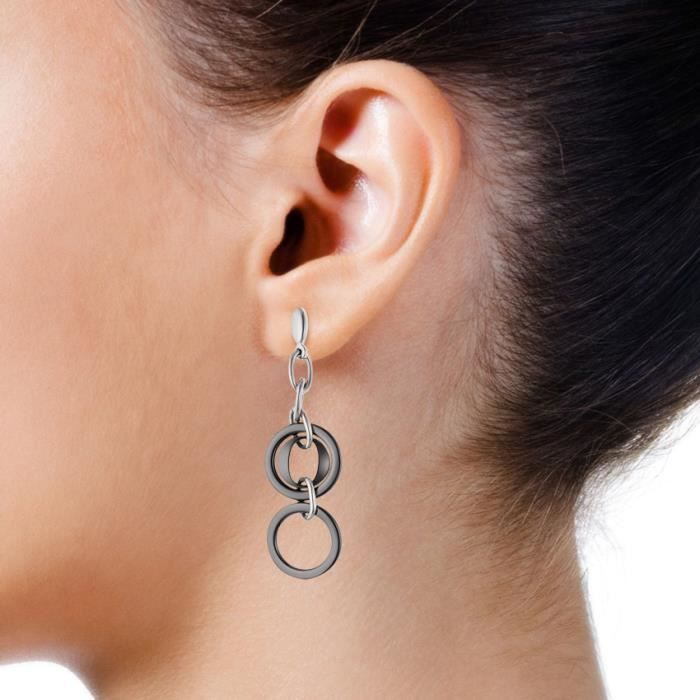 Boucles D'oreilles Sans Fil Pour Piercing - Acier 316L, 9 Studs + 3 Anneaux - Pour Hélix, Nez, Tragus, Conque - Argent/Or