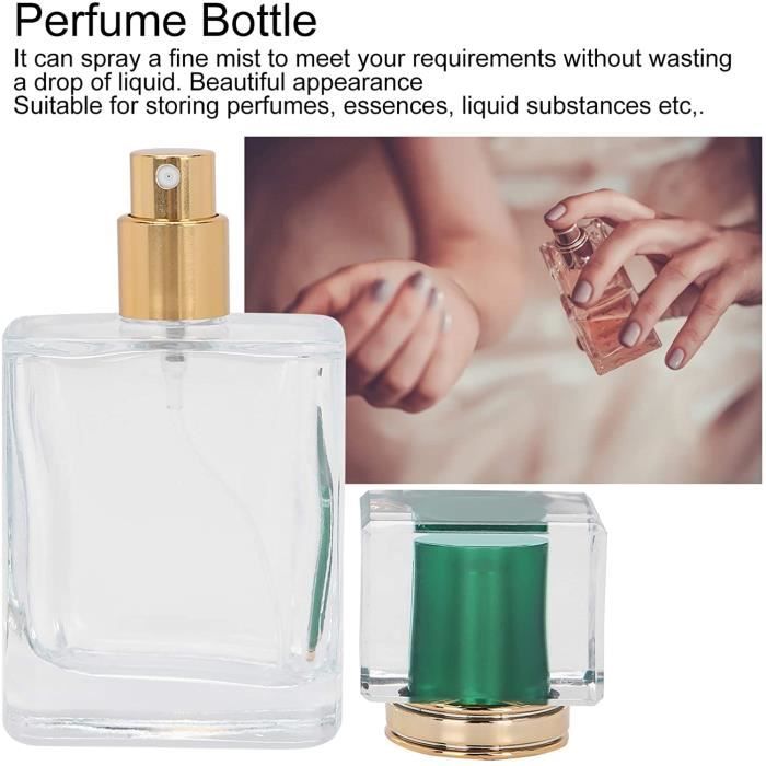 Rechargeable- Flacon-Spray Atomiseur -Plastique Transparent- Parfum Flacon-Huiles