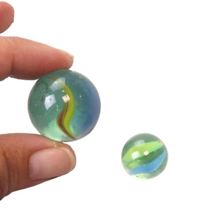 FLYPOP'S Billes Nacrées – Sac De 20 Billes + 1 Galot 2,5 Cm – Jeu De Récréation Adresse Dès 3 Ans – Couleur Aléatoire
