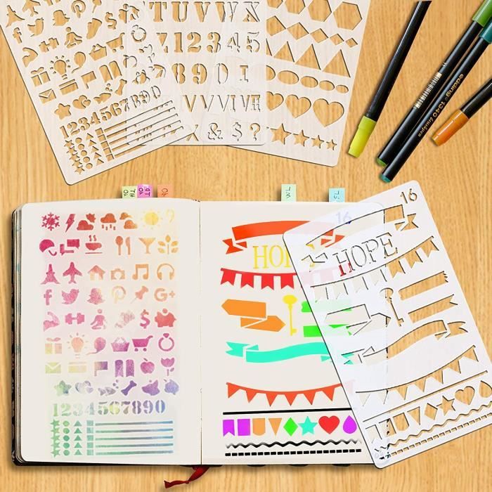 Pochoir Bullet Journal
