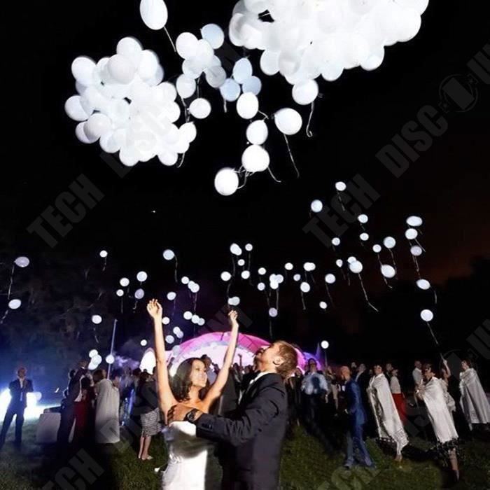 50 ballon led lumineux Décoration Mariage,Anniversaire,Fêtes - Aisne