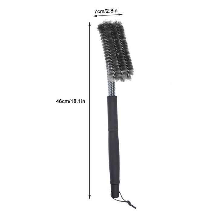 Brosse à gril - VVIKIZY - Acier Inoxydable - Poignée en Plastique ...