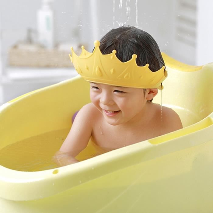 Generic Chapeau souple protection bébé, bonnet de douche pour le lavage des  cheveux pour enfants à prix pas cher