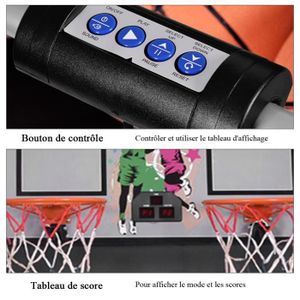 97-170 cm Jouet de basket-ball stable et fiable pour lext/érieur avec ballon et pompe pour enfants Kit de support de basket r/églable Panier de basketball pour enfants