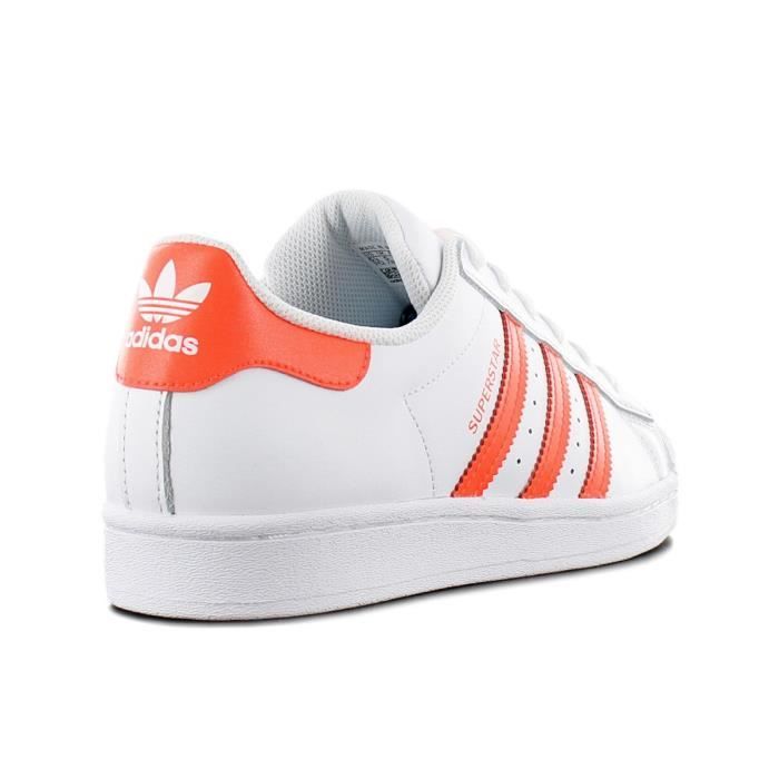 Basket adidas Originals SUPERSTAR BOLD - ADIDAS ORIGINALS - Rouge - Cuir -  Femme Rouge - Cdiscount Chaussures