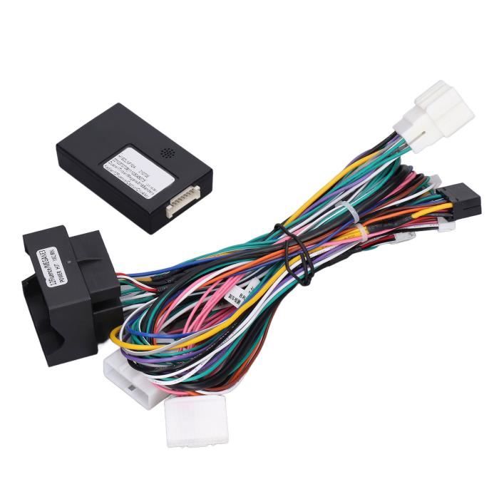 Faisceau Câbles Radio 16 Broches + Boîtier Canbus Pour Renault Megane 3, Koleos, Fluence
