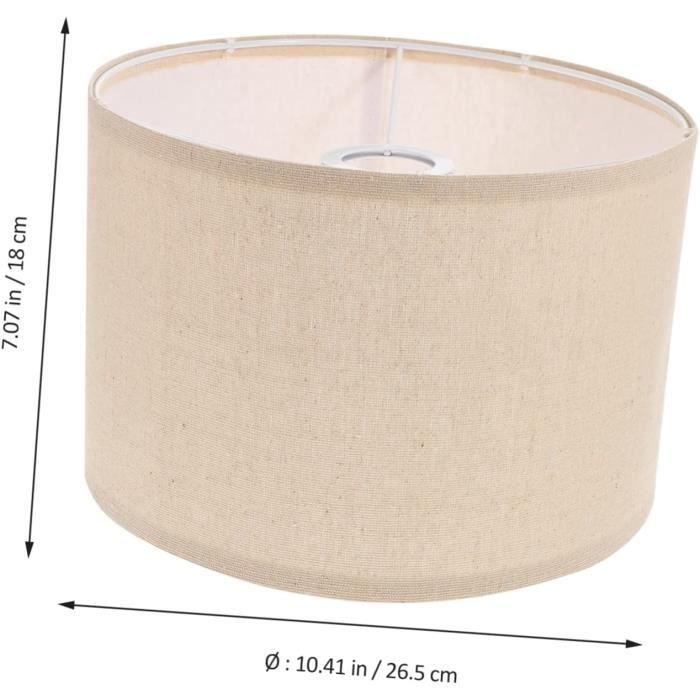 Tissu Abat-jour En Lin Blanc - 150x100 Cm - Matériau Pour DIY Et Création De Lampes