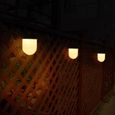 3 LED Solaire Murale Lumière Jardin Mur Clôture pour Intérieur Extérieur Salle De Bains Bureau Cuisine Couloir  INTERIOR APPLIQUE-3