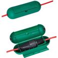 Brennenstuhl Rallonge rouge 40m de câble - avec support mural vert et safe box - Fabrication Française-3