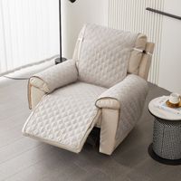Housse Pour Fauteuil Inclinable En Fausse Fourrure De Lapin - Douce, Antidérapante, Lavable - Protection Et Décoration (Plusieurs Couleurs)