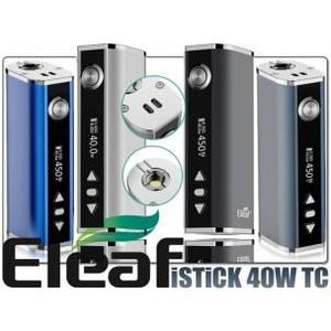 elfbar nachfüll pod läuft aus Coque silicone iStick TC 40W - Eleaf - Noir main image 0