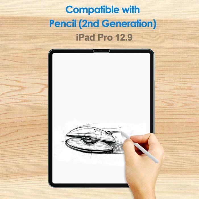 Protecteur d'écran en verre trempé premium pour iPad Pro 11 pouces 2020  4ème Génération