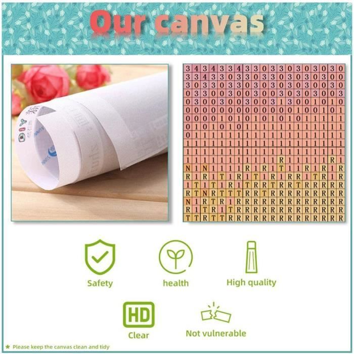 DPHERO 5D Chat Endormi Diamond Painting Kits, DIY Chat Orange Art Du Diamant Painting Kit Complet